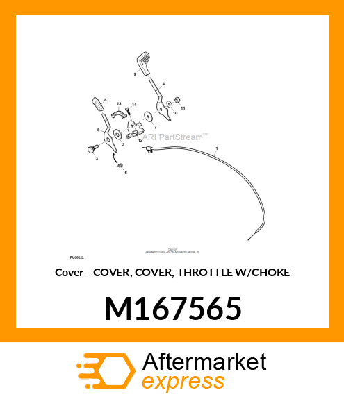 PANEL,THROTTLE COVER M167565