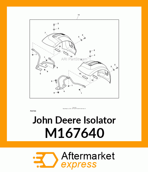 ISOLATOR, RADIATOR/TANK M167640