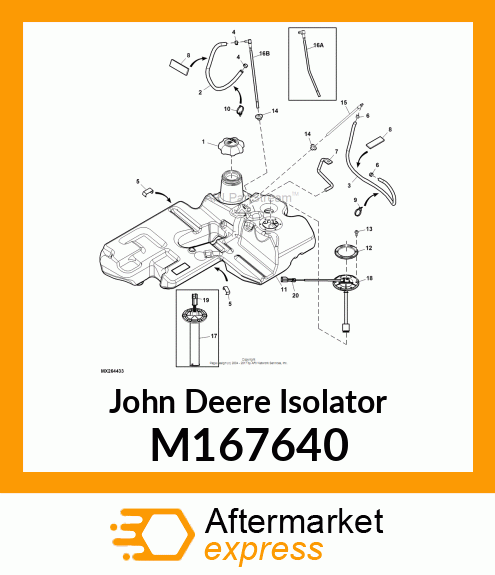 ISOLATOR, RADIATOR/TANK M167640