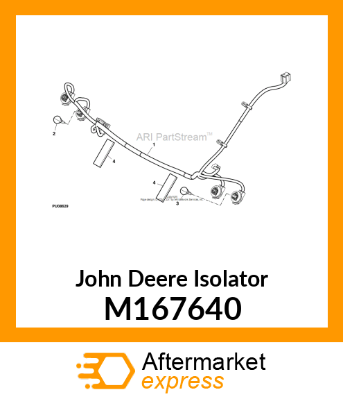 ISOLATOR, RADIATOR/TANK M167640