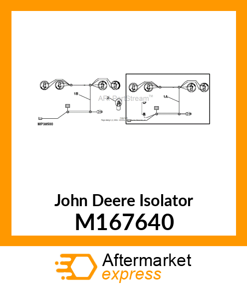 ISOLATOR, RADIATOR/TANK M167640