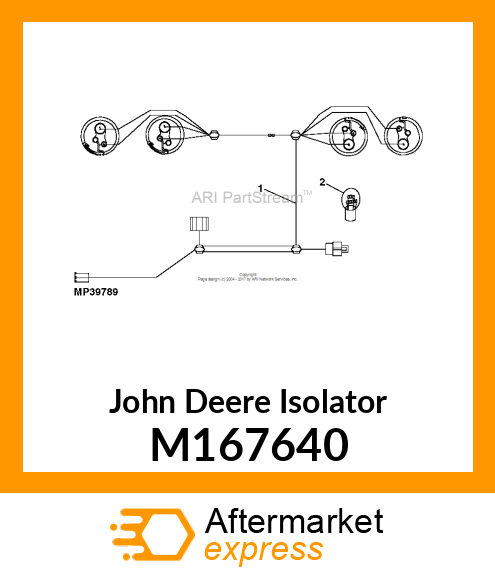 ISOLATOR, RADIATOR/TANK M167640