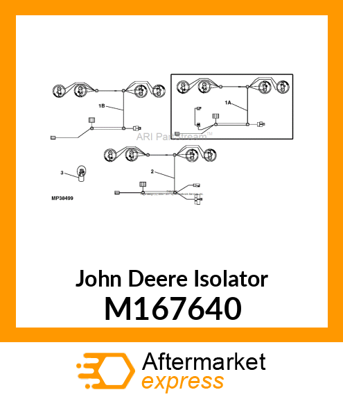 ISOLATOR, RADIATOR/TANK M167640