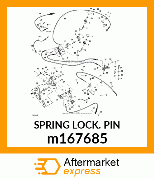 SPRING LOCKING PIN m167685