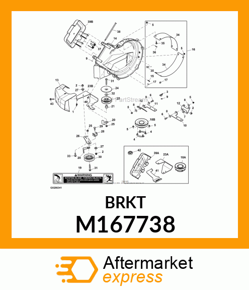 BRACKET, HC HINGE RAMP M167738