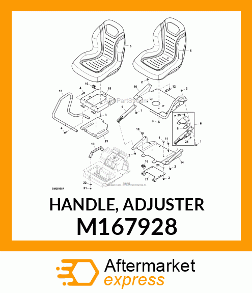 HANDLE, ADJUSTER M167928