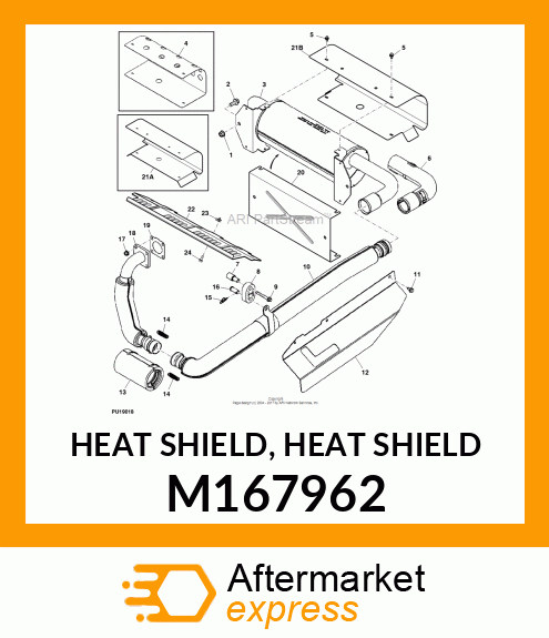 HEAT SHIELD, HEAT SHIELD M167962