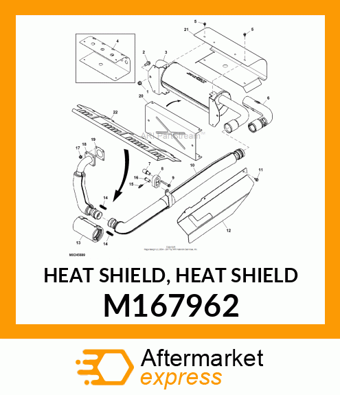 HEAT SHIELD, HEAT SHIELD M167962