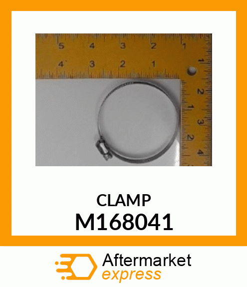 HOSE CLAMP, NARROW WIDTH CLAMP M168041