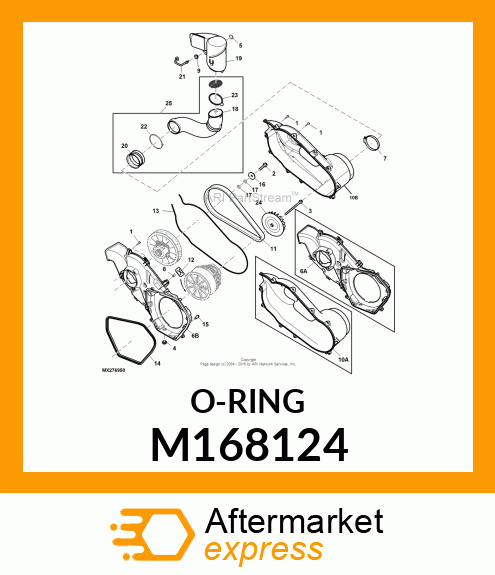 SEAL, CVT ENCLOSURE M168124