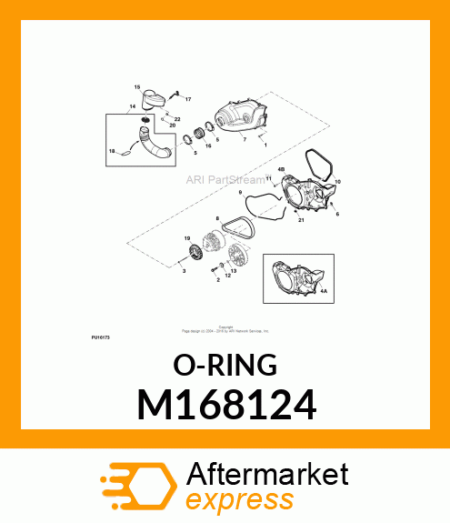 SEAL, CVT ENCLOSURE M168124