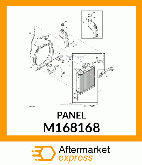 PANEL, IP CLOSE OUT, X7 M168168