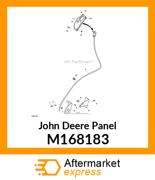 PANEL, SCV LOCKOUT M168183