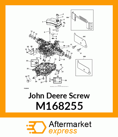 SCREW, 3/8" M168255