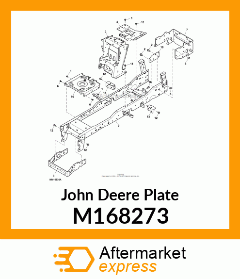 PLATE, HITCH (G) M168273