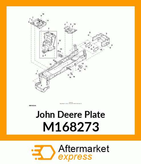 PLATE, HITCH (G) M168273