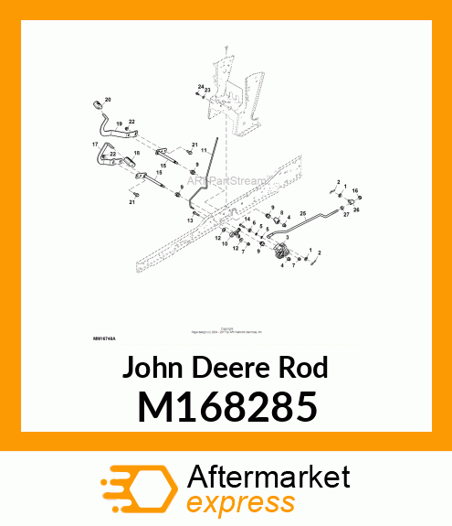 ROD, X324 CONTROL M168285