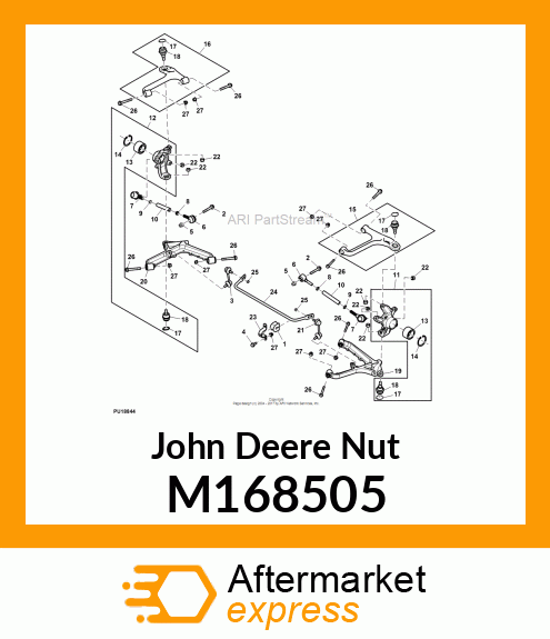 NUT, PREVAILING TORQUE, SPECIAL M168505