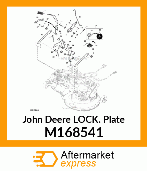 ARM, LOCK, LIFT SYSTEM COMMON PLATF M168541