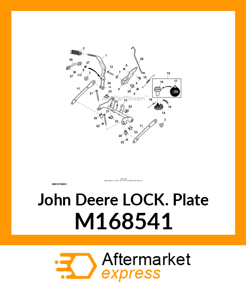 ARM, LOCK, LIFT SYSTEM COMMON PLATF M168541