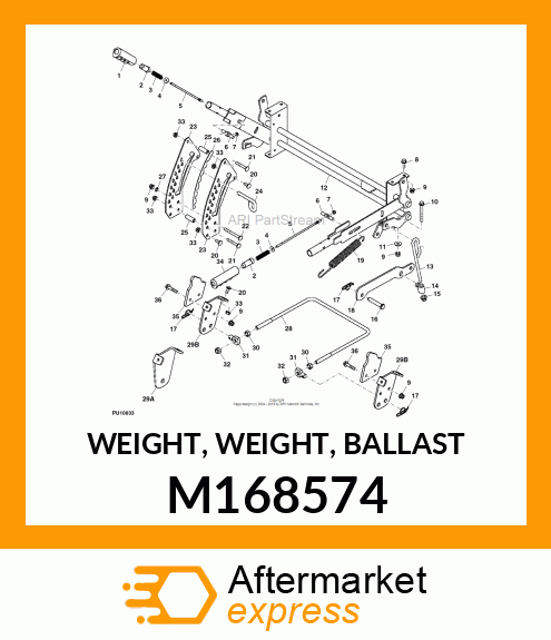 WEIGHT, WEIGHT, BALLAST M168574