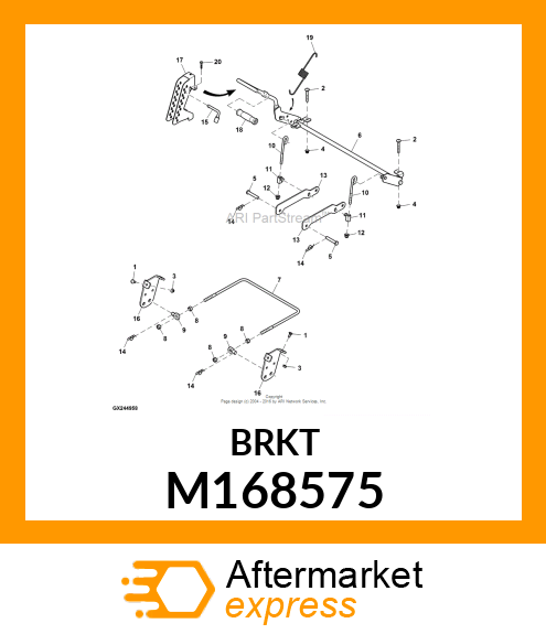 BRACKET M168575