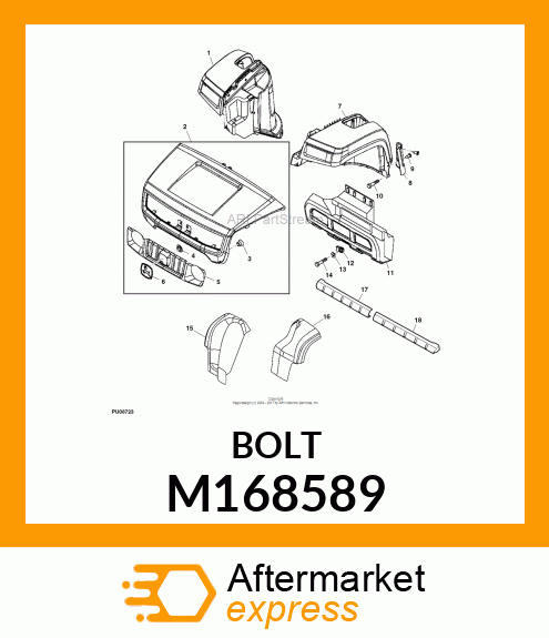 SCREW, SCREW, M8X1.25 SELF TAPPING M168589