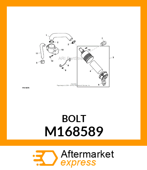 SCREW, SCREW, M8X1.25 SELF TAPPING M168589