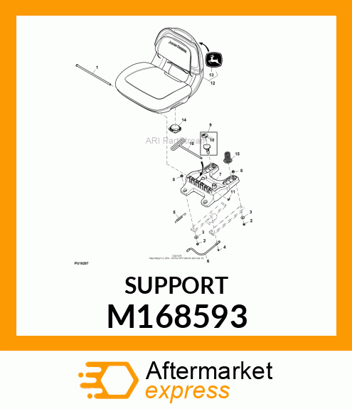 SUPPORT, SEAT M168593