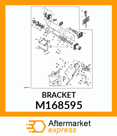 WINCH MOUNT BRACKET M168595