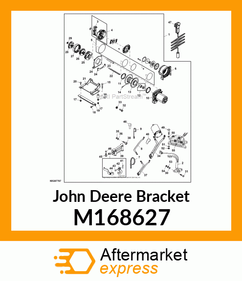 BRACKET, WINCH HDUV M168627