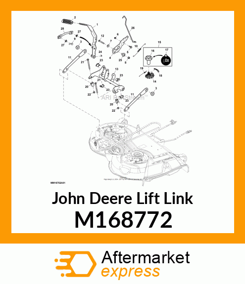 LINK, ADJUSTABLE LIFT M168772