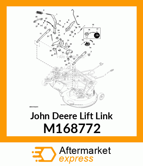 LINK, ADJUSTABLE LIFT M168772