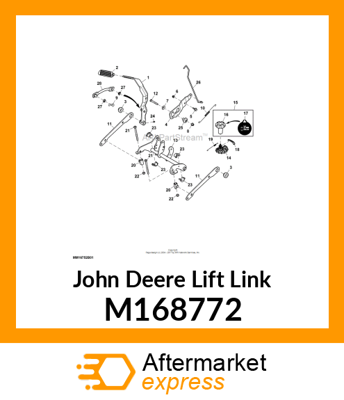 LINK, ADJUSTABLE LIFT M168772