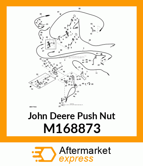 NUT, PUSH M168873