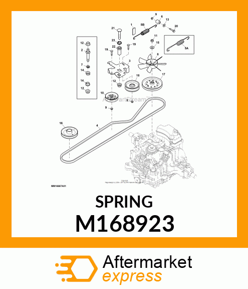 EXTENSION SPRING M168923