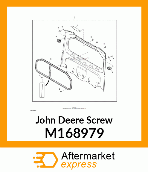 SCREW, SELF DRILLING M168979