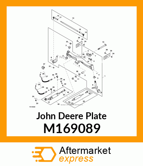 PLATE, WEAR, FRONT AXLE M169089