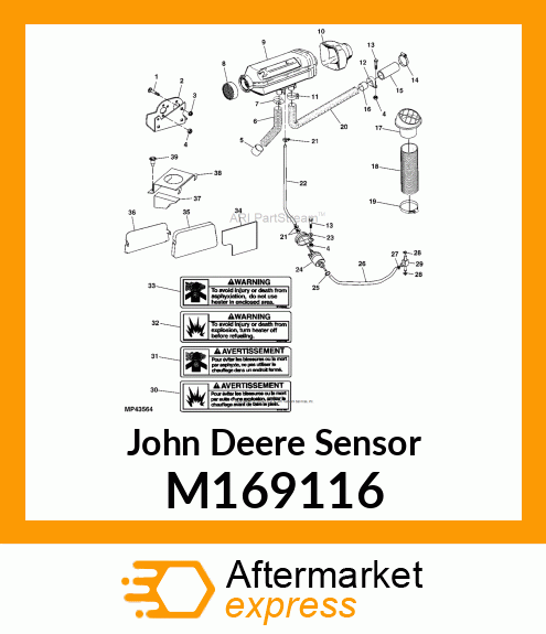 SENSOR, 12V FLAME M169116