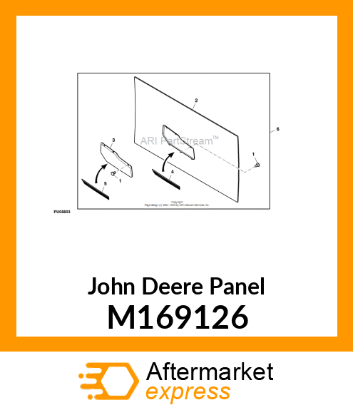 PANEL, DOOR, GREEN, LH M169126