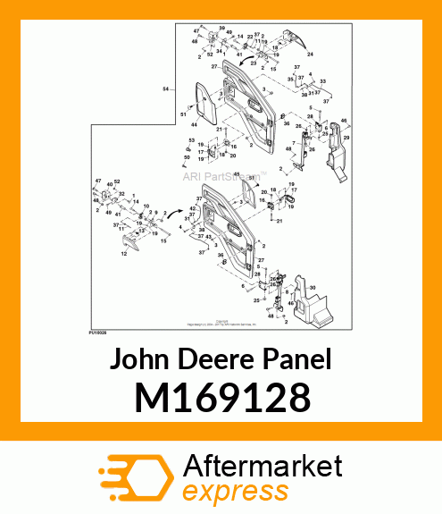 PANEL, B PILLAR TRIM, LH M169128