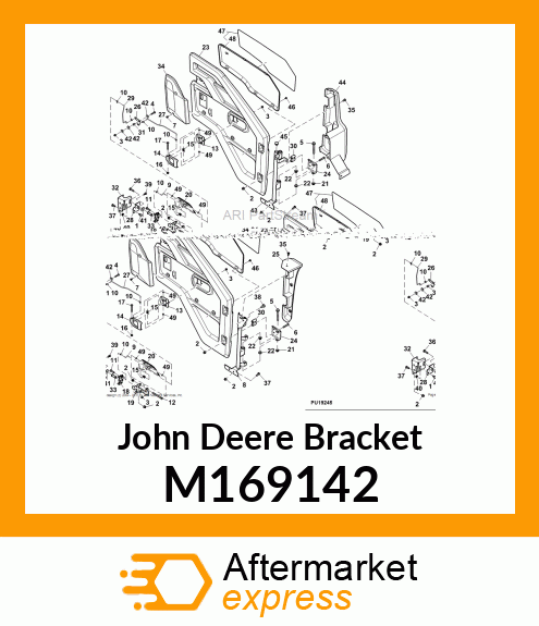 BRACKET, DOOR HINGE M169142