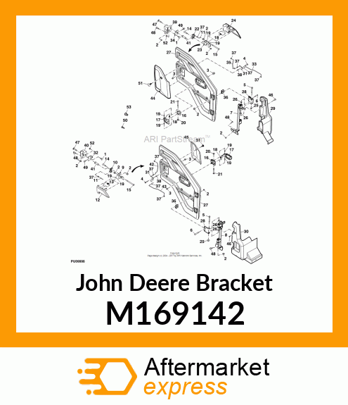 BRACKET, DOOR HINGE M169142