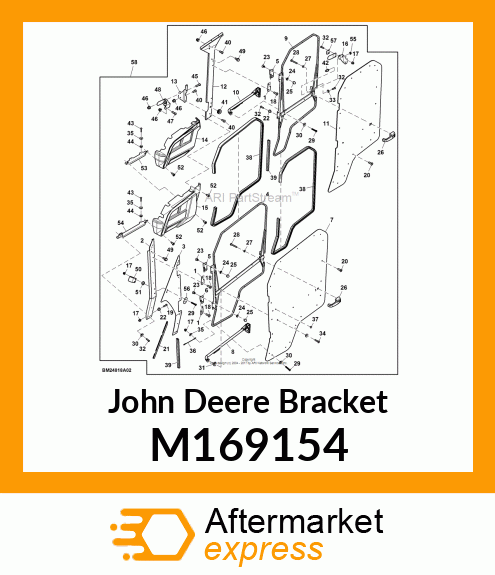 BRACKET, DEFLECTOR M169154