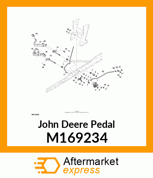 PEDAL, FORWARD M169234