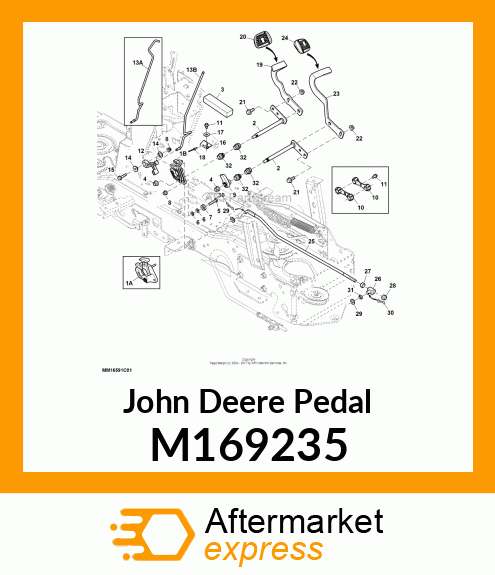 PEDAL, REVERSE M169235