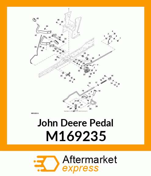 PEDAL, REVERSE M169235