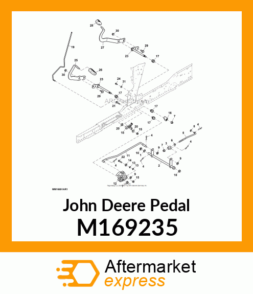 PEDAL, REVERSE M169235