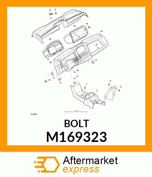 STUD, DOOR STRIKER M169323