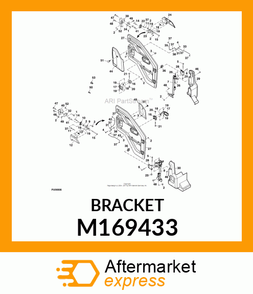 BRACKET, BELL CRANK M169433